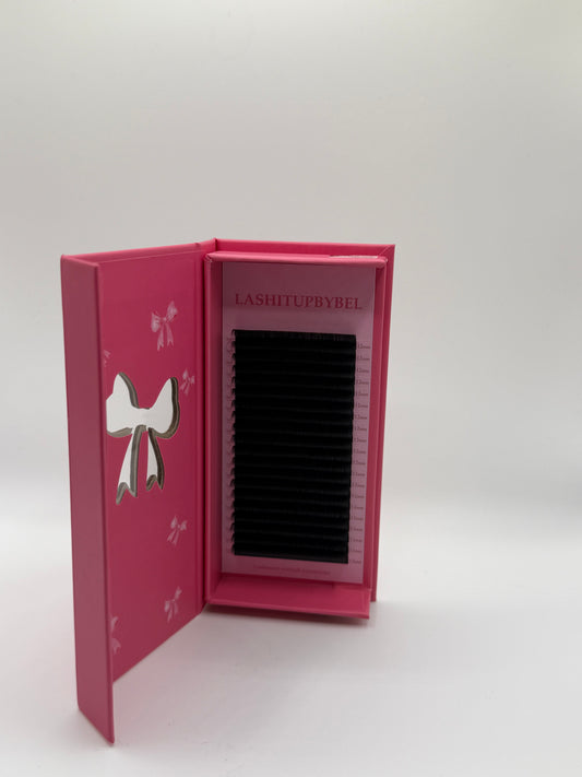 Dark Cashmere Volume & Mega Volume Single Lash Trays (.3/.5 CC) – 20 Rows in 12mm & 13mm