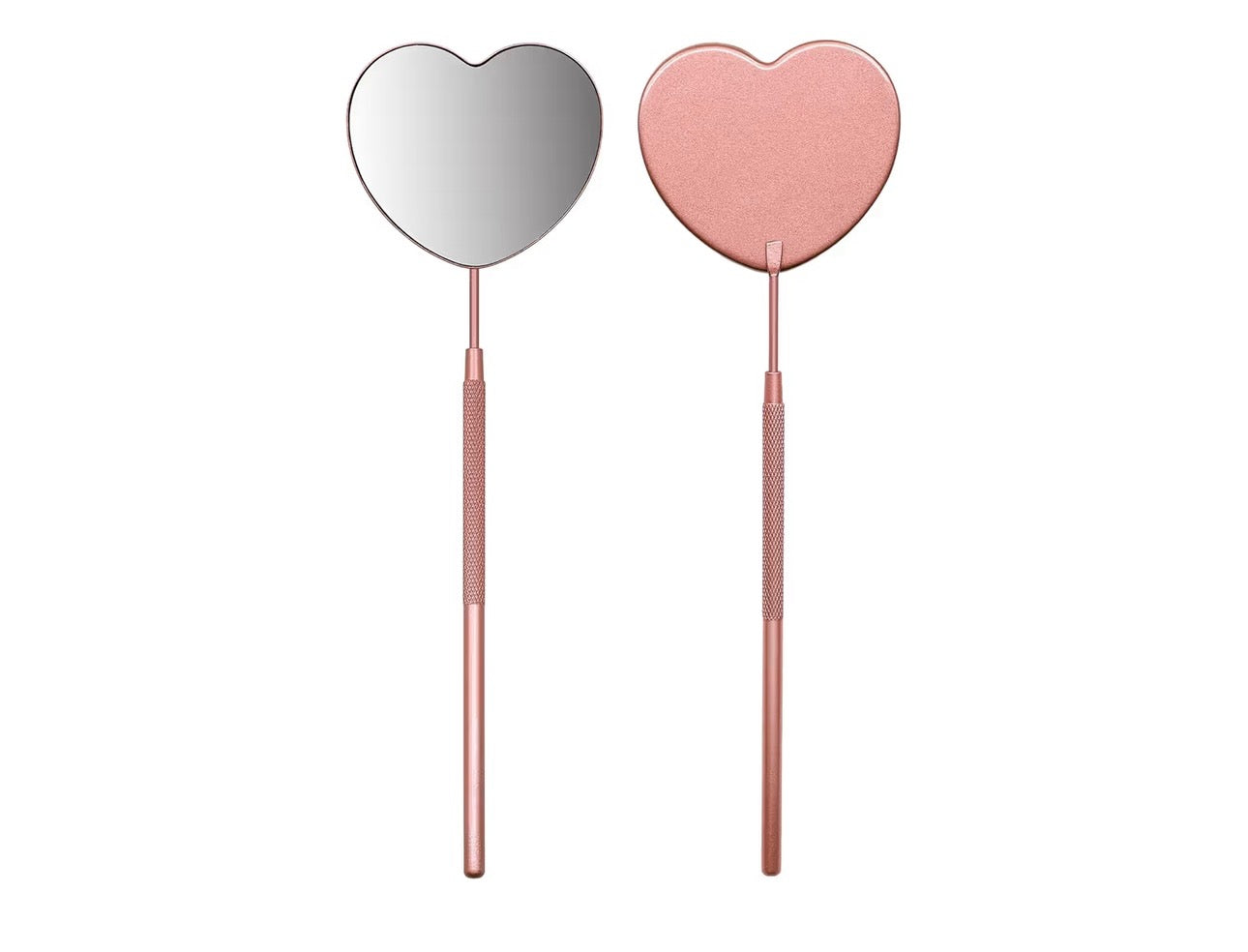 🪞 Heart-Shaped Hand Mirror –Two Colors